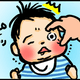 【子育て絵日記4コママンガ】つるちゃんの里帰り｜（73）おめめ（0歳1ヶ月頃）