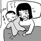 3太郎ママの育児４コマ絵日記（18）寝相