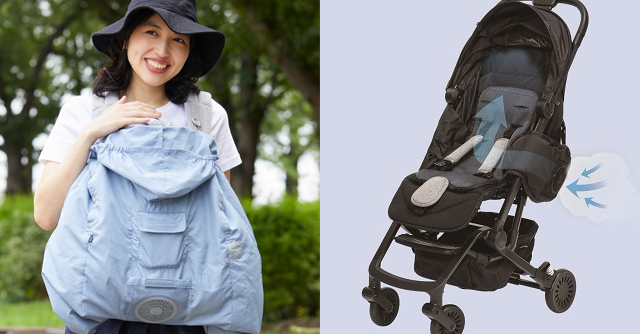 ファンが回って涼しくなる？暑さ対策の「空調」シリーズでベビーの