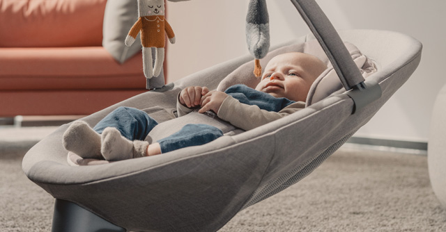 【nuna】ベビーバウンサー nuna バウンサー リーフ グロウ トイバー付（サンド）」について