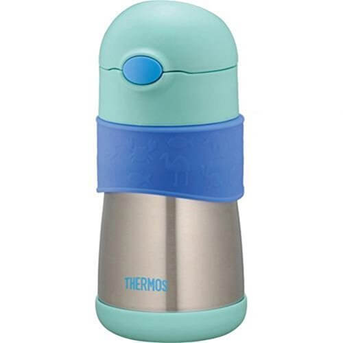 サーモス THERMOS 真空断熱ベビーストローマグ FFH-290ST ブルー(BL) 290ml 9か月頃から 魔法びん構造で保冷が出来る もれないベビーマグ,おでかけ,こぼれない,ベビーマグ