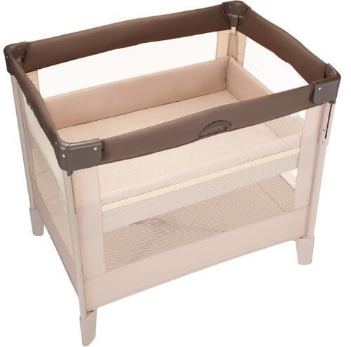 アップリカ ココネル ココア ポータブル ベビーベッド (持ち運び キャスター&収納袋付き) 66041,ベビーベッド,赤ちゃん,睡眠