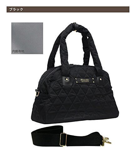 DORACOエアリーボストン　超軽量マザーズバッグ　2wayタイプで斜めがけ可能　（ブラック）,赤ちゃん,おでかけ,