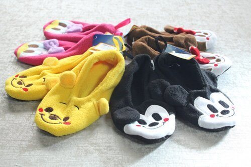 【ルームシューズ キッズ】キャラクター シューズ 子供用 17～19cm ディズニー シリーズ (デイジー),キッズ,ルームシューズ,