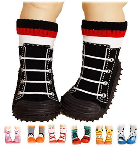 (エマーブルリト) aimablerito はじめての 赤ちゃん 靴 ベビーシューズ 靴下 付き シューズ たっち あんよ 練習 トレーニング ルームシューズ 室内 履き 室外 ベビー 男の子 女の子 選べる カラー 各種 (a. 11.5cm, スニーカー黒),キッズ,ルームシューズ,