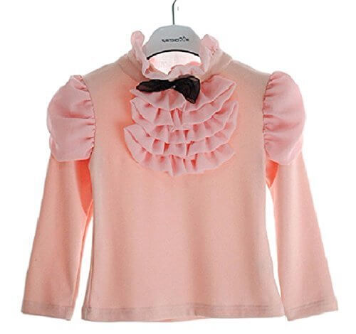 ハイネックフリルブラウス｜リリィクラウプ,キッズ,ブラウス,