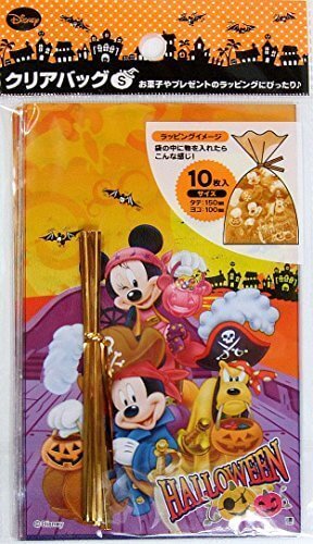 ディズニー ミッキー＆ミニー ハロウィン クリアバッグ S (パイレーツ) 10枚入り,ハロウィン,ディズニー,