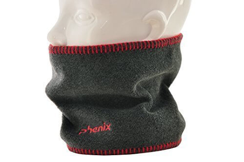 PHENIX（フェニックス）LOGO FLEECE NECK WARMER ジュニアネックウォーマー 子供用□GRY PS2G8NW81 OBオフブラック JF,キッズ,ネックウォーマー,