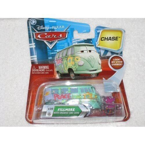 ディズニー　カーズ　ミニカー/　チェース！　フィルモア　ワーゲンバス　（オイル缶付き！）特別限定品,カーズ,グッズ,