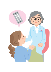 医師に相談する女性,妊娠,くすり,