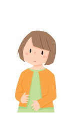 お腹に手を当てている女性,妊娠,くすり,