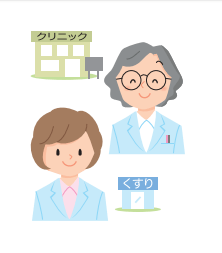 相談窓口のイメージイラスト,妊娠,くすり,