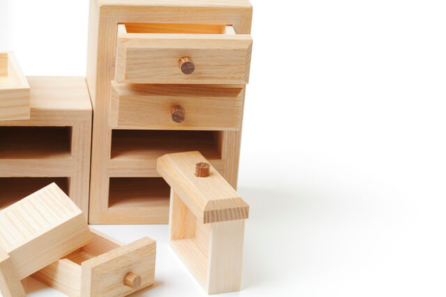 収納のミニチュア,ニトリ,子ども部屋,