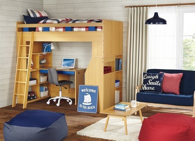 男の子のロフトベッド,ニトリ,子ども部屋,