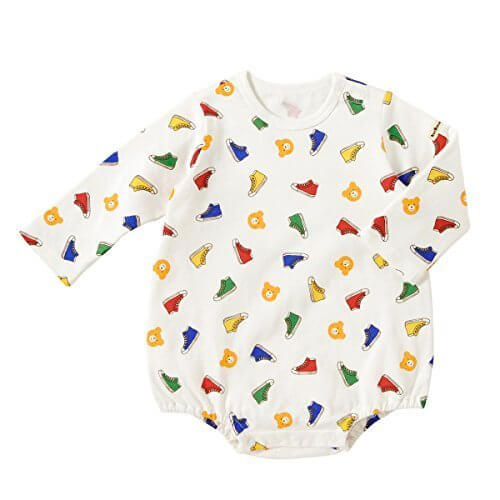 ミキハウス ホットビスケッツ (MIKIHOUSE HOT BISCUITS) ボディシャツ 73-1501-784 70cm マルチ,出産祝い,ロンパース,