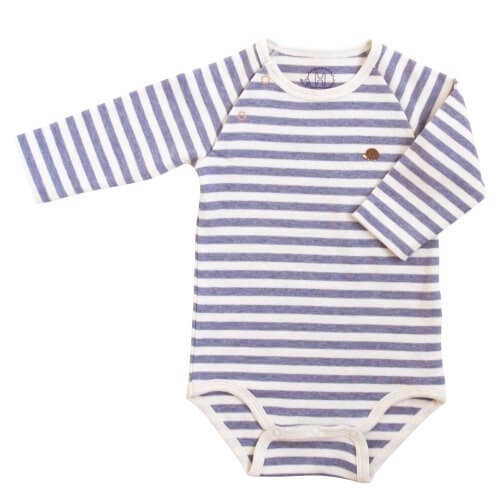 ホッペッタ プラス Hoppetta plus オーガニックコットンボディ長袖 70cm 杢パープル×キナリ 51353,出産祝い,ロンパース,