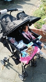 モナコさん,コンビ,二人乗りベビーカー,