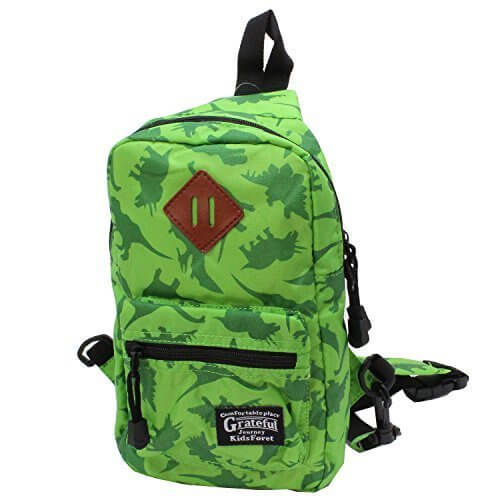 Kids Foret（キッズフォーレ） 恐竜カモフラ柄ワンショルダー ボディバッグ【B81603】 (グリーン),キッズ,バッグ,