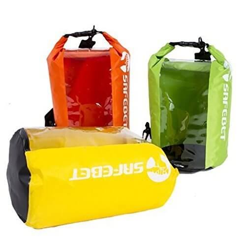 ギアード(GearD) 防水バッグ ドライバッグ 8L クリア窓 オレンジ ドライチューブ ドラム型 2WAY ショルダーバッグ (3.オレンジ8L),キッズ,バッグ,