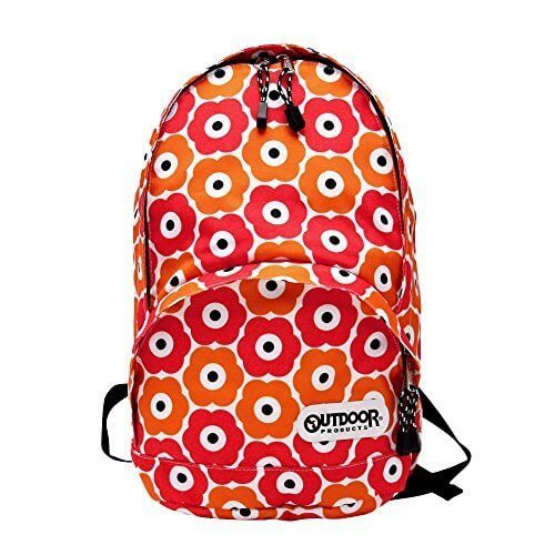 [アウトドアプロダクツ] OUTDOOR PRODUCTS リュック リュックサック デイパック ハーネス 花柄 ハート ジュニア LA 子供用 out-0135 od4-001 (フラワーオレンジ),キッズ,バッグ,