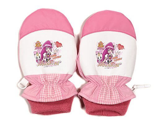 キッズ・ジュニア用 ハビネスチャージプリキュア ミトン スキー手袋 16cm ピンク 9280,キッズ,手袋,