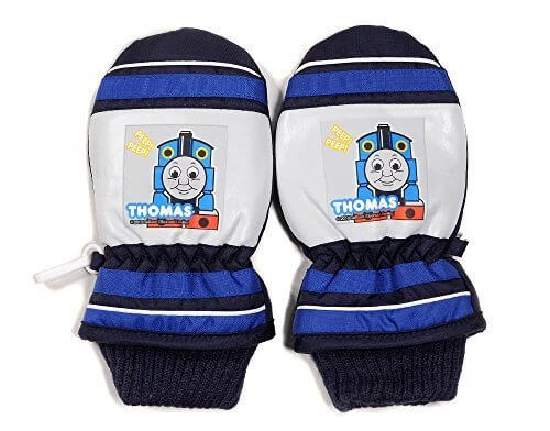 キッズ・ジュニア用 きかんしゃトーマス ミトン スキー手袋 ネイビー 9277 (16cm),キッズ,手袋,