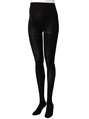 Angeliebe エンジェリーベ 漆 黒 段階 着圧 タイツ （ 80 D ） M ～ L ブラック,マタニティレギンス,