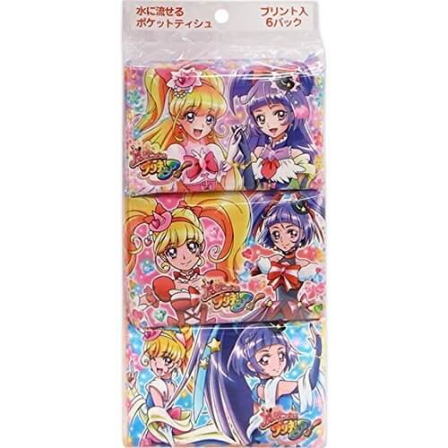 魔法つかいプリキュア! ポケットティシュ 6P,魔法使い,プリキュア,グッズ