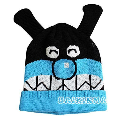 それいけ！アンパンマン ニット帽 子供用 バイキンマン ワンサイズ ブルー,ベビー,ニット帽,