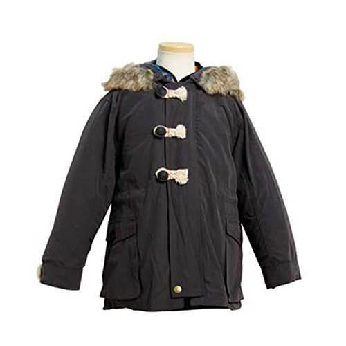 子供 ミリタリーコート 男の子 キッズ ジュニア 3way モッズコート 中綿ボアジャケット付 チャコール 120,キッズ,モッズコート,