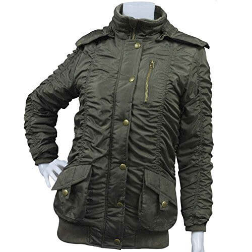 ガールズジュニアジャンパー|コート[at mone]女の子|女児|子供用モッズコート 140cm カーキ,キッズ,モッズコート,