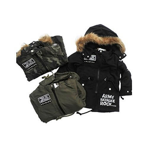 子供服　ライトモッズコート　レイアリス 120 ブラック,キッズ,モッズコート,