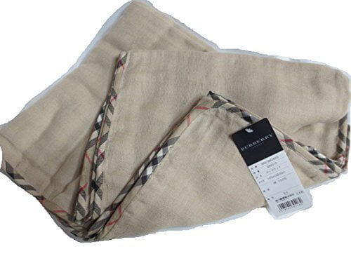 [バーバリー]BURBERRY ガーゼケット ノバチェック ベージュ 日本製,出産祝い,ブランケット,