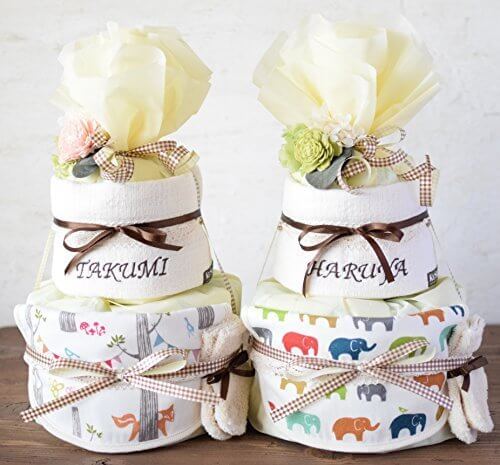 おむつケーキ　オーガニック,出産祝い,オーガニック,