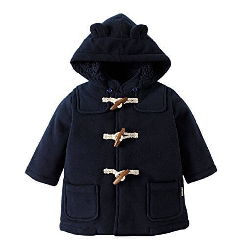 ミキハウス ホットビスケッツ (MIKIHOUSE HOT BISCUITS) ダッフルコート 73-3801-787 110cm 紺,キッズ,ダッフルコート,