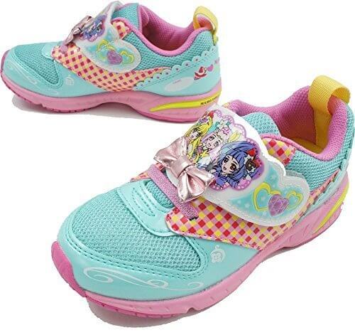 (シュンソク)瞬足 SYUNSOKU C-720 魔法つかいプリキュア！ スニーカー 女の子 16.0cm ミント(MI),瞬足,