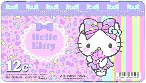 三菱鉛筆 色鉛筆 880級 ハローキティ 12色 K88012CKTL,色えんぴつ,
