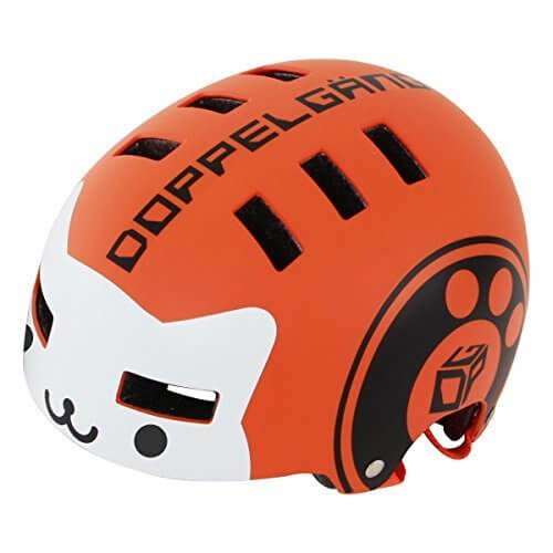 DOPPELGANGER キッズヘルメット [頭周囲:51~55cm 対象年齢目安:3歳8歳]ベンチレーション配置 CE適合/製品安全基準合格品 手洗い可能インナーパッド BMXベースモデル DHL270-OR,子ども,ヘルメット,