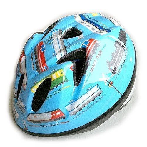 TETE 子ども用ヘルメット Splash Heart TB トレイン水色 S,子ども,ヘルメット,