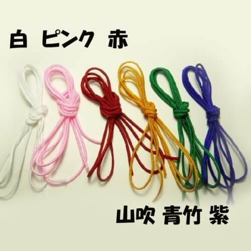 紐・手芸材料◆中唐打ち紐（太さ約２ｍｍ）　100ｃｍ　１本　曝（白）NO1,手作り,ブレスレット,