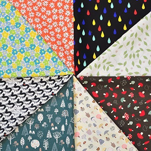 北欧テイストカットクロス8枚セット コスモテキスタイル 【1370】,リボンゴム,作り方,