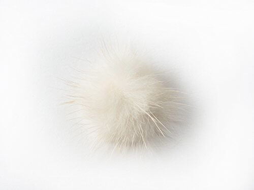 ふわふわ ミンクファー 2個セット アイボリー ピアス イヤリング ペンダント キーホルダー パーツ,リボンゴム,作り方,