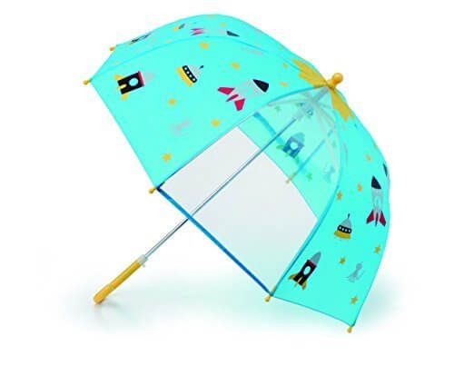 ピチョン 子供用 キッズアンブレラ 全3柄 長傘 手開き エイリアン 8本骨 45cm 90~100cm 窓付き傘 PIUMAL [正規代理店品],子ども,傘,