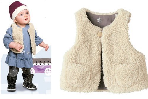 075-95cm-ベビー服　子供ベスト 厚手 一枚入れ 【並行輸入品】,ベビー,ベスト,