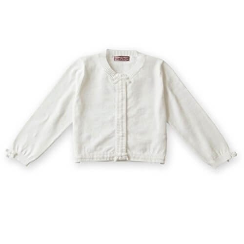 (キャサリンコテージ) Catherine Cottageコットンニットカーディガン 140cm オフホワイト,キッズ,ニット,