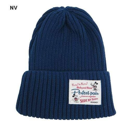 ミッキー＆ミニー[ニット帽]コットンニットキャップ/ミッキー＆ミニー ディズニー【NB 】,キッズ,ニット,