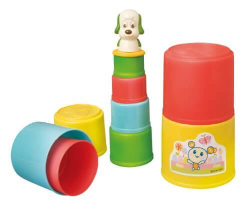 いないいないばぁ かさねて つんで ころがして「コップであそぼ」,いないいないばぁっ,わんわん,ウータン