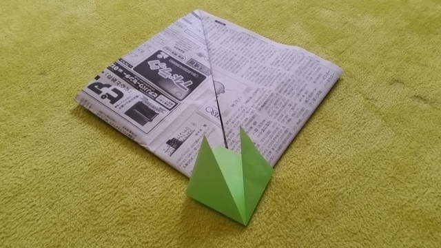 左右の折り方 オリジナル,兜,作り方,新聞紙