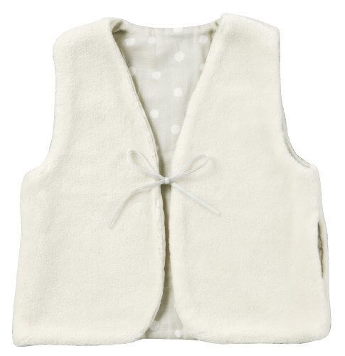 ナオミイトウ Naomi Ito POCHO オーガニックコットン リバーシブルファーベスト 7551,ベスト,新生児,選び方