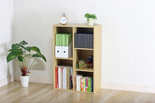 不二貿易 フリーボックス 5マス 幅59cm メープル 57093,おもちゃ,収納,カラーボックス